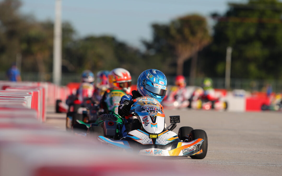 Max Races 2022 ROK Cup USA Winter Tour Event at Pompano Beach
